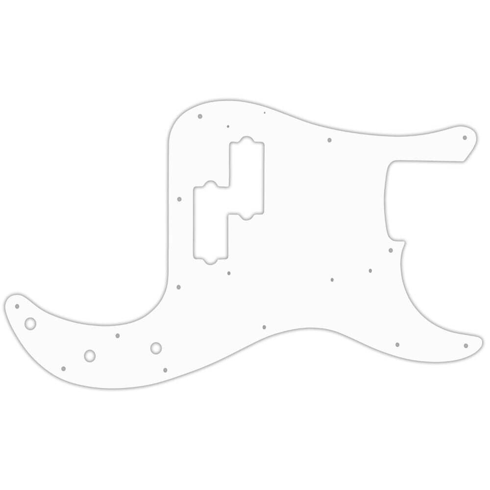WD® Custom Pickguard For Fender® '64-64 Precision Bass® #2 White