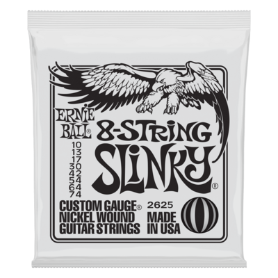 Ernie Ball 2625 Slinky 8-String Nickel Wound - 10-74 Gauge
