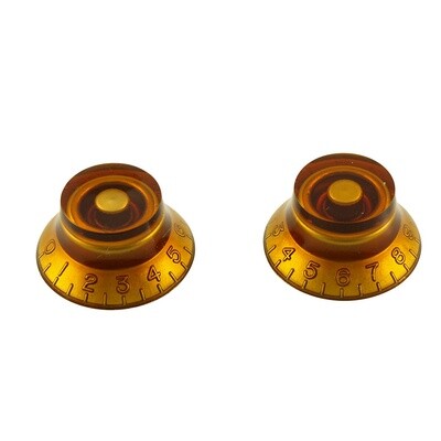 WD Bell Knob, Gibson Set of 2 Amber