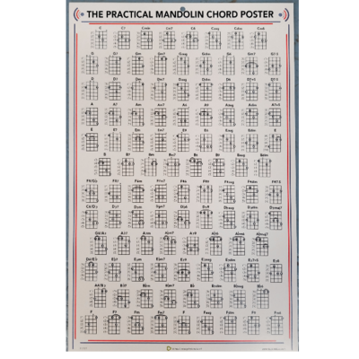 Dr. Duck's Practical Mandolin Chord Poster