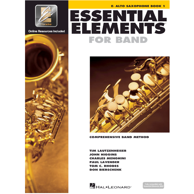 Essential Elements for Band – Eb Alto Saxophone Book 1 with EEi