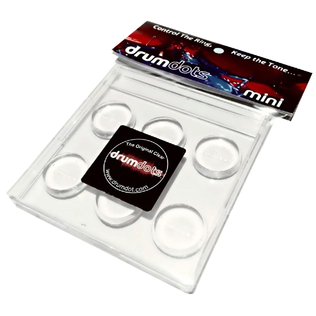 drumdots Mini Drum Dampening Gel Pads 6PK