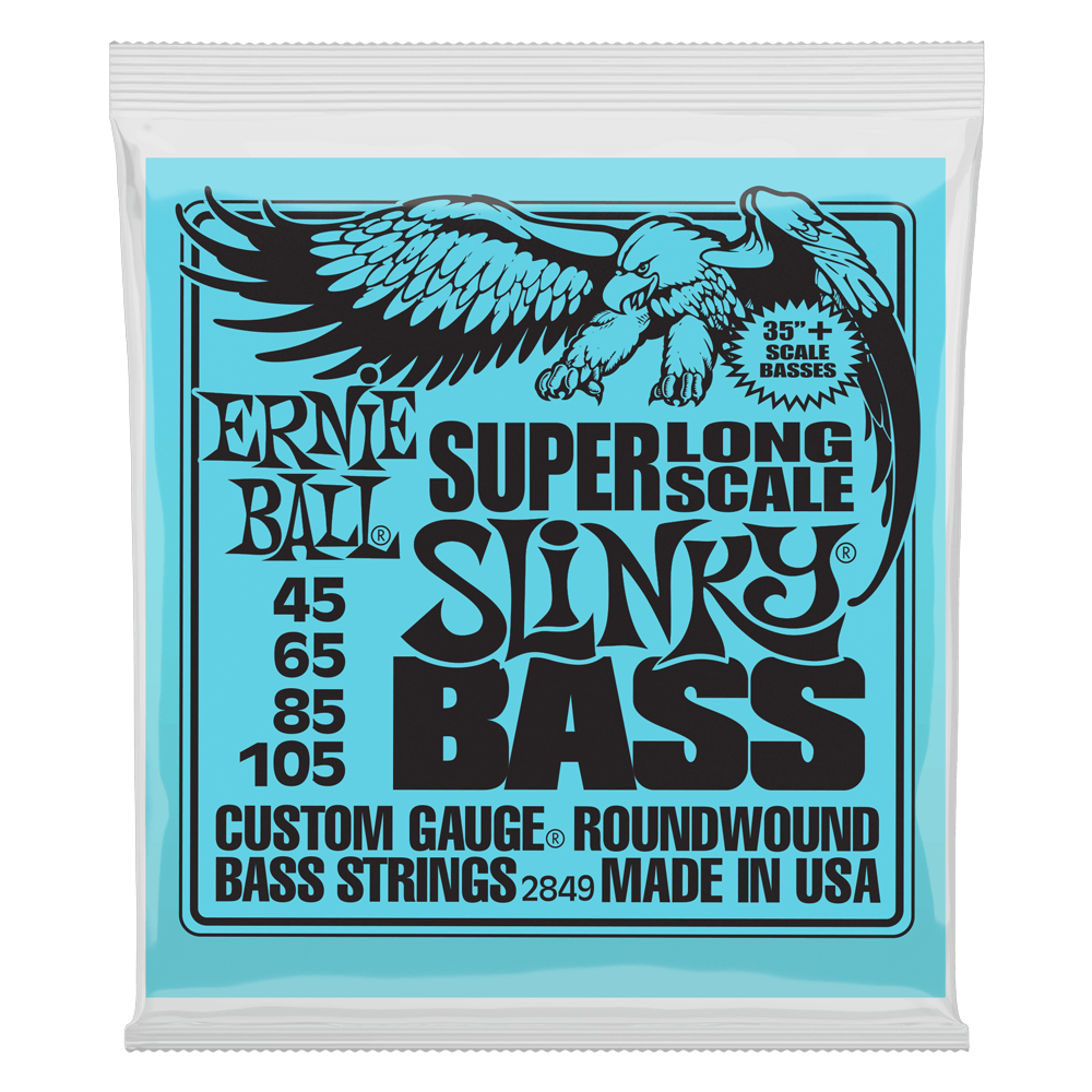 Ernie Ball 2849 Super Long Scale Slinky Electric Bass - 45-105 Gauge