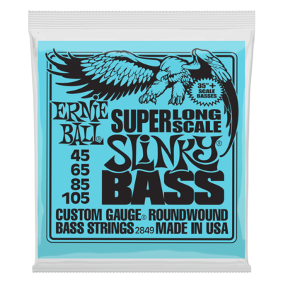 Ernie Ball 2849 Super Long Scale Slinky Electric Bass - 45-105 Gauge