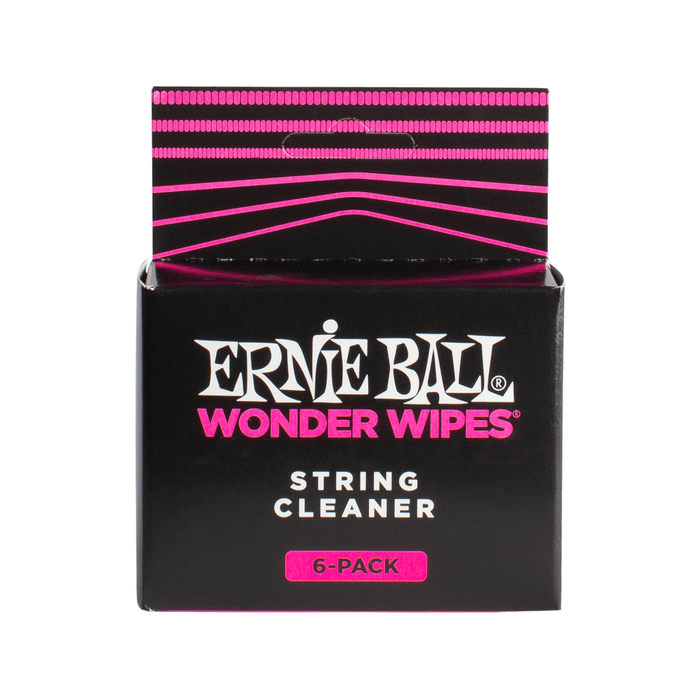 Ernie Ball 4277 Wonder Wipes String Cleaner 6-Pack
