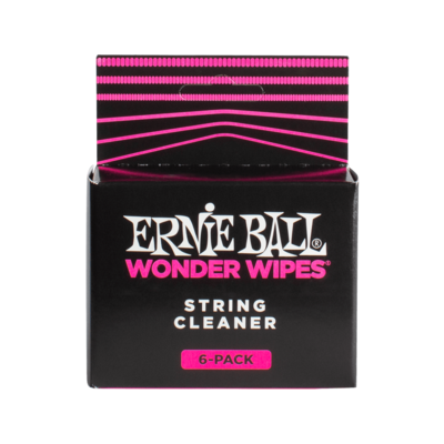 Ernie Ball 4277 Wonder Wipes String Cleaner 6-Pack