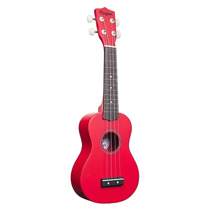 Penguin Tropical Soprano Ukulele Red