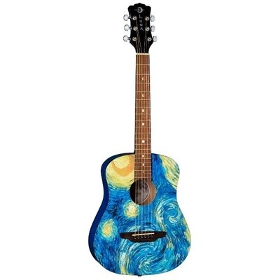 Luna Safari Starry Night Travel Guitar