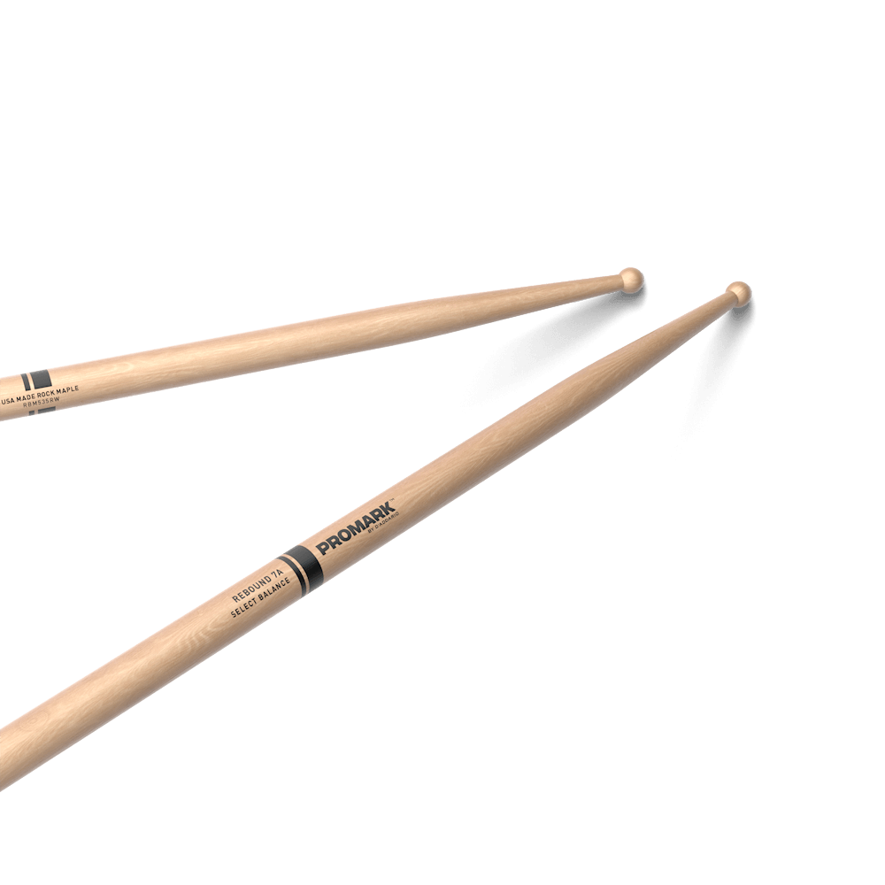 Promark Finesse Rebound 7A Maple Round Wood Tip Drumstick