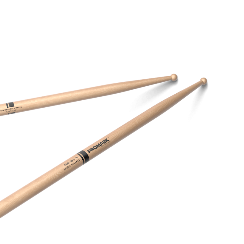 Promark Finesse Rebound 7A Maple Round Wood Tip Drumstick