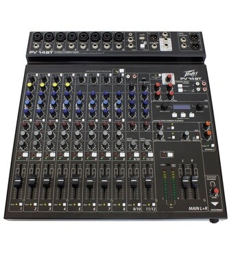 PV® 14BT Compact 14 Channel Mixer with Bluetooth
