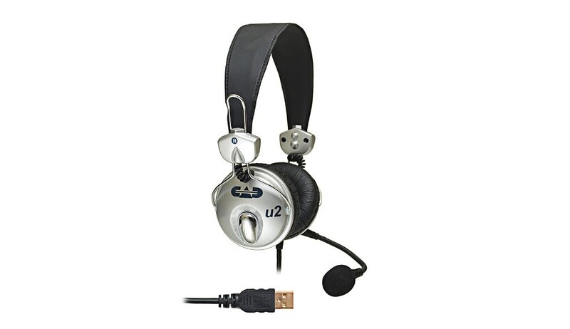 CAD USB Stereo Headphones w/Cardioid Condenser Microphone