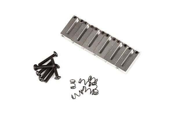 Fender 6-Saddle American Series Saddle Assemblies, ('86-'07), Satin Chrome