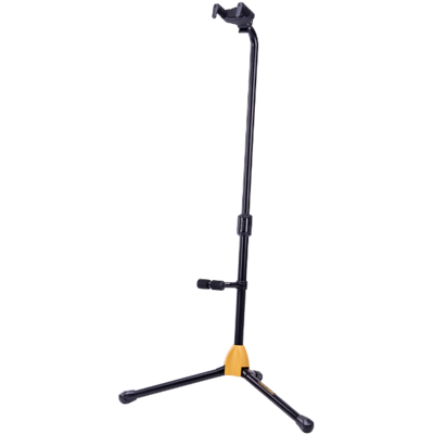 Hercules Auto Grip System (AGS) Single Guitar Stand w/Backrest