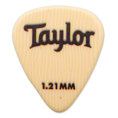 Taylor Premium DarkTone Ivoroid 351 Guitar Picks, 6-Pack