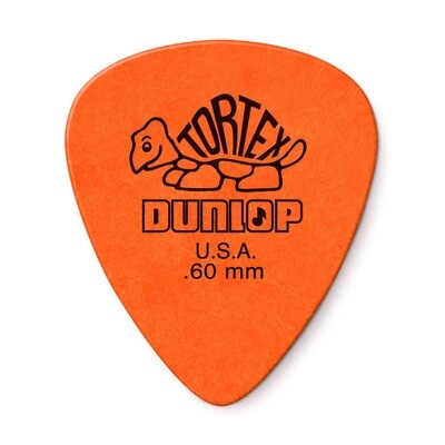 Dunlop Tortex Standard Pick Pack .60mm 12 Pack