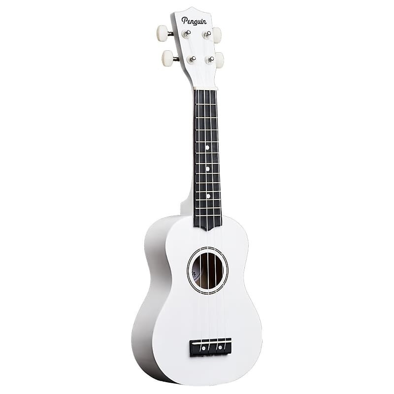 Penguin Tropical Soprano Ukulele White