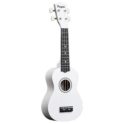 Penguin Tropical Soprano Ukulele White