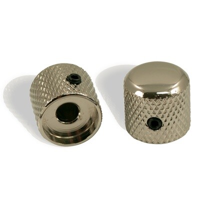 WD® Brass Dome Knob Set Of 2 With 1/4 in. Internal Diameter Nickel