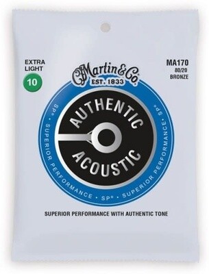 Martin MA170 Authentic Acoustic SP 80/20 Bronze Extra Light 10-47