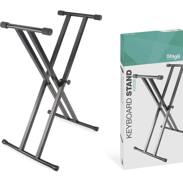 Stagg Double Braced X-Style Keyboard Stand