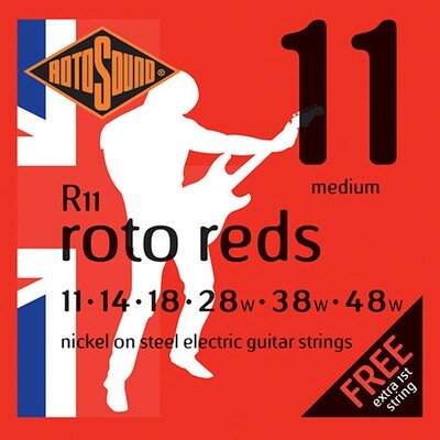 RotoSound R11 Roto Reds Medium Nickel Electric 11-48