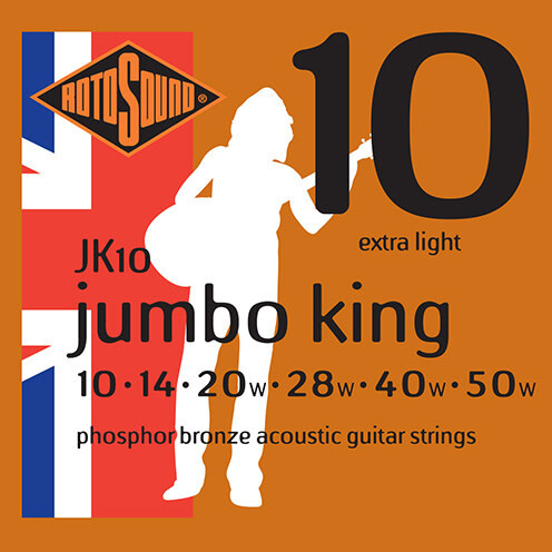 RotoSound JK10 Jumbo King Acoustic Extra Light 10-50