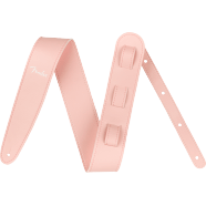 Fender Vegan Leather Strap, Shell Pink, 2.5", Microfiber