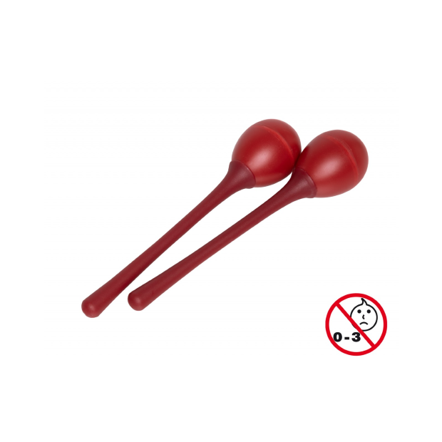 Stagg 2 pc Egg Maracas Red