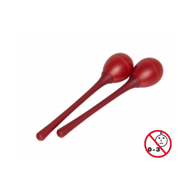 Stagg 2 pc Egg Maracas Red