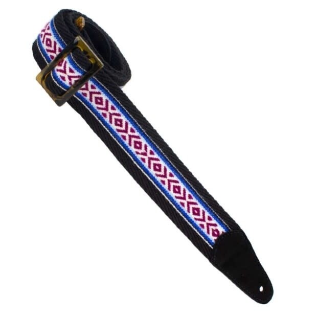 TORT-O Herringbone Woven Series Strap Black/Red/Blue