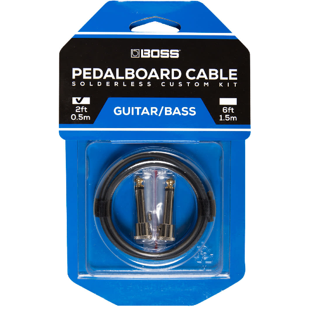 Boss Solderless Pedalboard Cable Kit 2 ft. - Store Demo Model