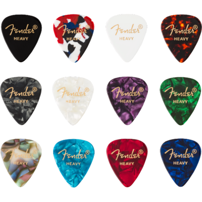 Fender 351 Shape, Celluloid Medley, Heavy (12)