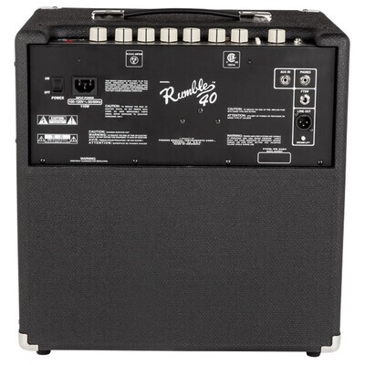 Fender Rumble 40 (V3), 120V, Bass Combo Amp, Black/Silver