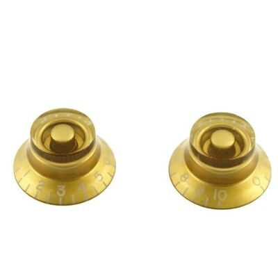 WD Bell Knob Set Of 2 Gold