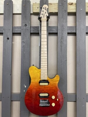 Sterling Axis AX3QM Quilted Maple Spectrum Red