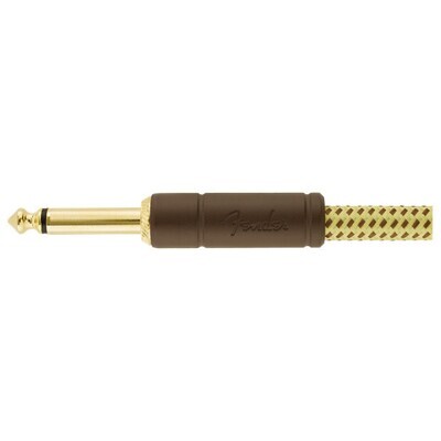 Fender Deluxe Series Instrument Cable, Straight/Straight, 10', Tweed