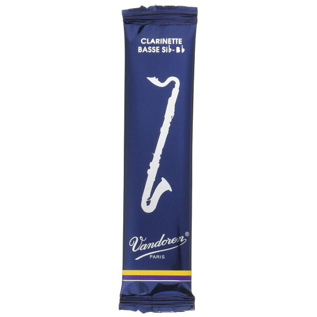Vandoren Bass Clarinet Reed CR1225 Sib-Bb 2.5 Single