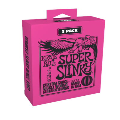 Ernie Ball 3223 Super Slinky 3 Pk - 9-42 Gauge