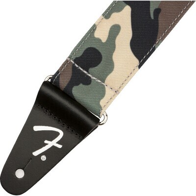 Fender Camo Strap, Woodland, 2"