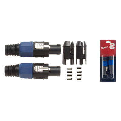 Stagg 2 X Male 4 Pin Speaker Plugs