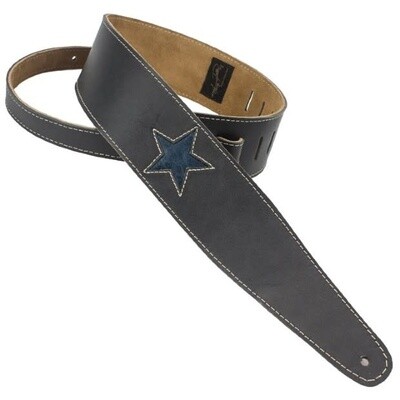 Henry Heller Peru Star Cut Out Leather Black