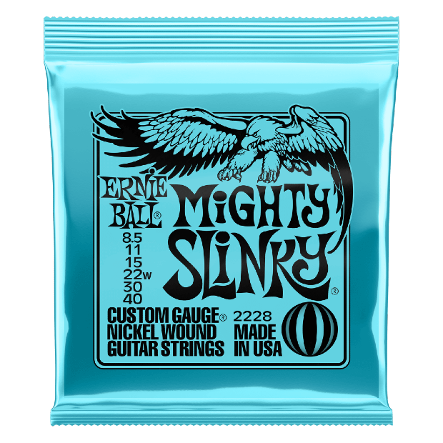 Ernie Ball 2228 Mighty Slinky Nickel Wound Electric 8.5 - 40 Gauge