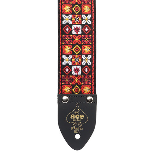 Ace Vintage Reissue Guitar Strap - X's & O'x