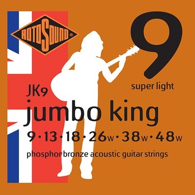 RotoSound JK9 Jumbo King Acoustic Super Light 9-48