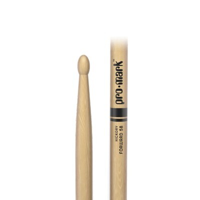 Promark Classic Forward 5B Hickory Oval Wood Tip Drumstick