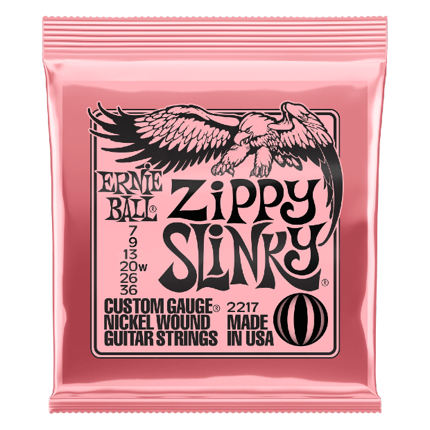 Ernie Ball 2217 Zippy Slinky Nickel Wound Electric - 7-36 Gauge