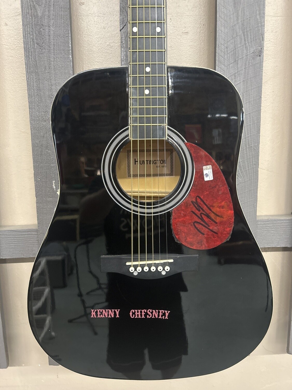 Kenny Chesney Autographed Acoustic Guitar w/COA Global Authorities