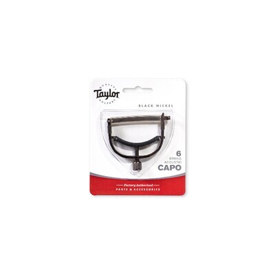 Taylor Capo, 6-String, Black Nickel