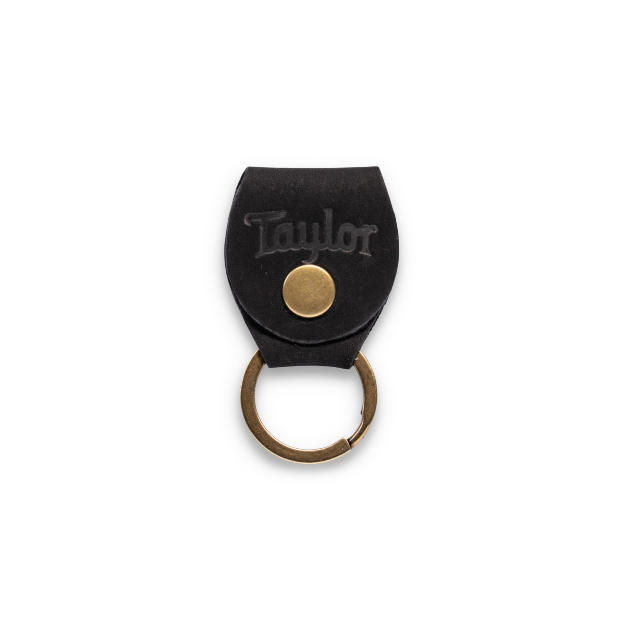 Taylor Key Ring w/Pick Holder, Black Nubuck